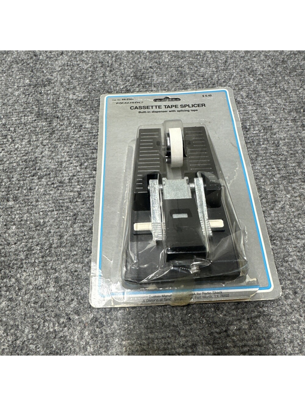 Realistic Cassette Tape Splicer Model 44-214A Vintage RADIO SHACK Open Package